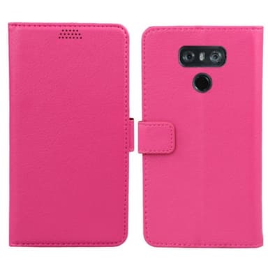 Lommebokdeksel 2-kort LG G5 (H850)  - Rosa