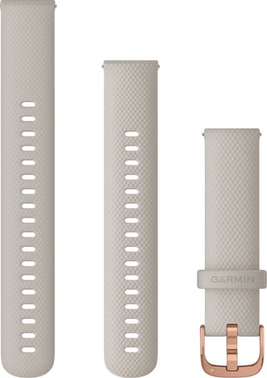 Garmin Quick Release klokkereim 18 mm (light sand/rose gold)