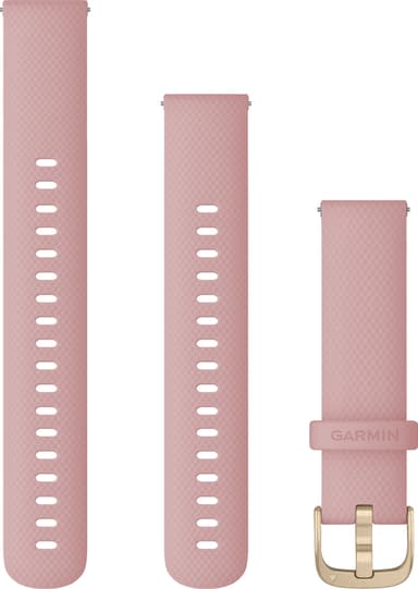 Garmin Quick Release klokkereim 18 mm (dust rose/light gold)