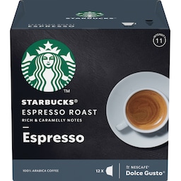 Starbucks Espresso Roast kaffekapsler fra Nescafé Dolce Gusto