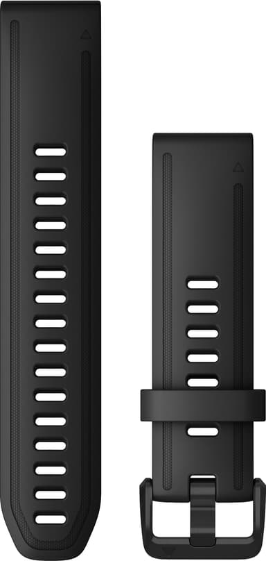Garmin QuickFit silikonreim 20 mm (sort)