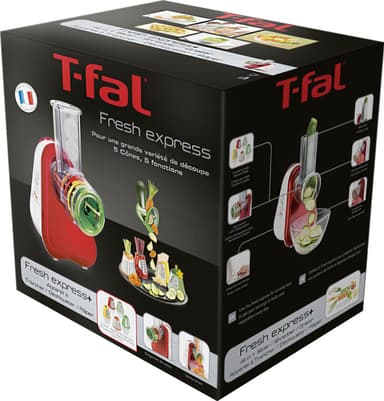 Tefal Fresh Express Plus oppskjæremaskin MB755GTR (rød)