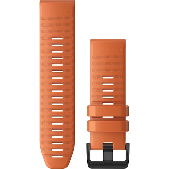 Garmin QuickFit silikonreim 26 mm (ember orange/sort)