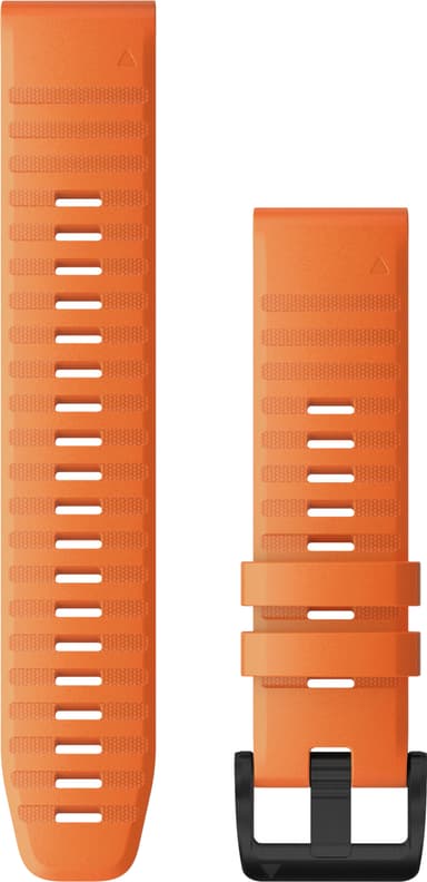 Garmin QuickFit silikonreim 22 mm (ember orange/sort)