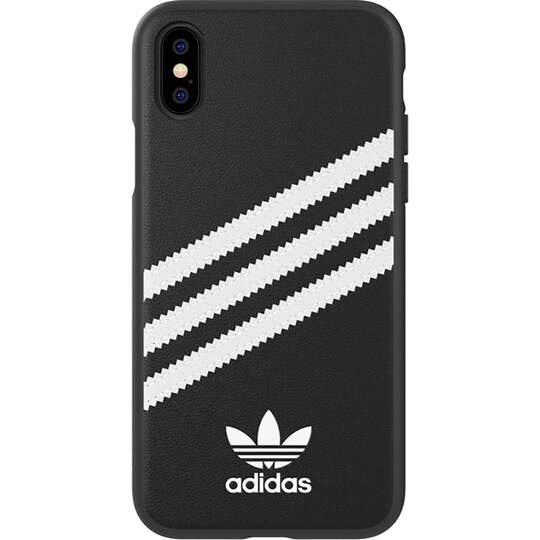 Adidas iPhone X/Xs deksel (sort/hvit)