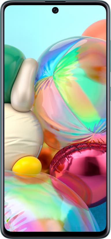 Samsung Galaxy A71 smarttelefon (blå)