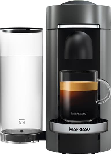 Nespresso VertuoPlus Deluxe kapselmaskin GDB2EUTINE1 (titan)