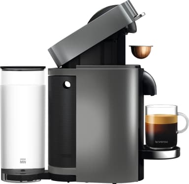 Nespresso VertuoPlus Deluxe kapselmaskin GDB2EUTINE1 (titan)