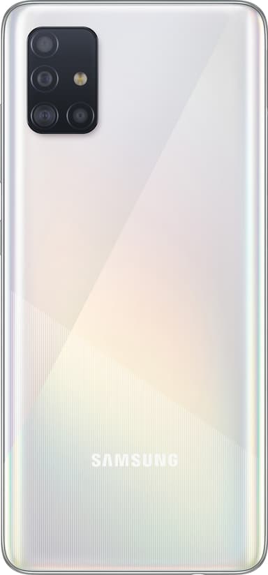 Samsung Galaxy A51 smarttelefon (hvit)