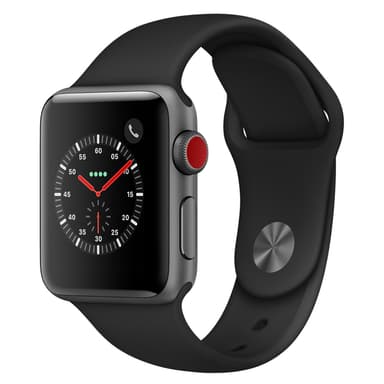 Apple Watch Series 3 42 mm (GPS+mobiltilkobling)