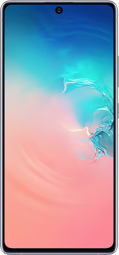 Samsung Galaxy S10 Lite smarttelefon (prism white)
