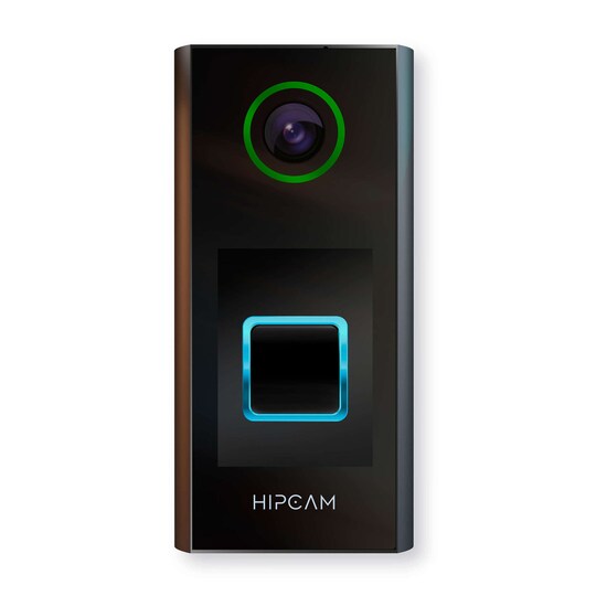 HIPCAM Dørkamera  Dørklokke med LCD