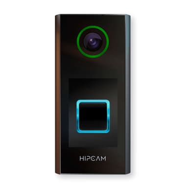 HIPCAM Dørkamera Dørklokke med LCD
