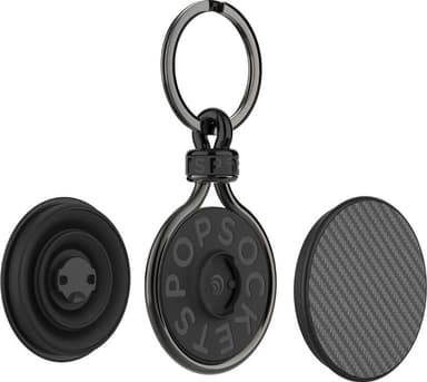 Popsockets PopChain-ring til mobilgrep (gunmetal)