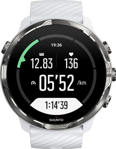 Suunto 7 multisportsklokke med GPS (white burgundy)