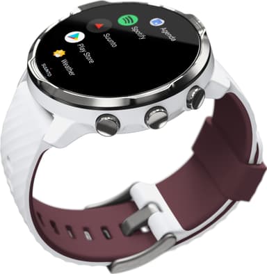 Suunto 7 multisportsklokke med GPS (white burgundy)