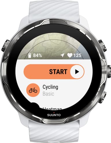Suunto 7 multisportsklokke med GPS (white burgundy)