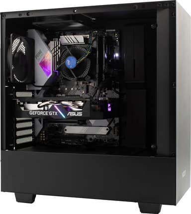 Edge Genesis stasjonær gaming-PC 1660 Super/Intel (sort)