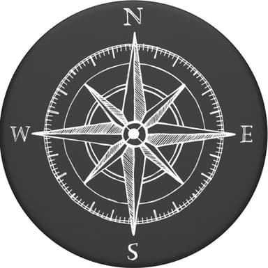 Popsockets grep til mobile enheter (kompass)
