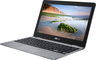 Asus Chromebook C423, 14" FHD bærbar PC (sølv/sort)