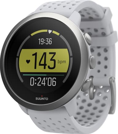 Suunto 3 multisportsklokke (pebble white)