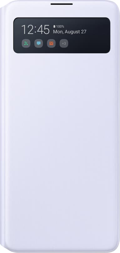 Samsung S View lommebokdeksel til Galaxy Note10 Lite (hvit)