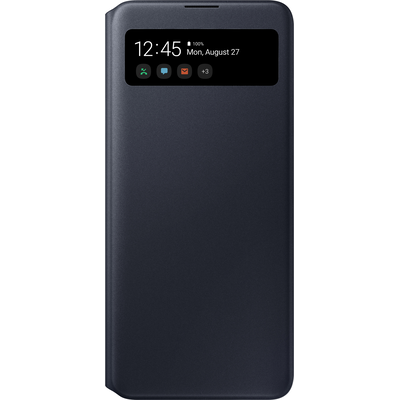 Samsung S View lommebokdeksel til Galaxy A71 (sort)