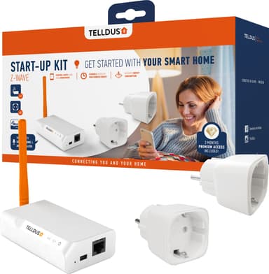 Telldus Z-Wave startsett til smartbolig
