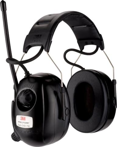 3M Peltor DAB+ og FM Radio kablet headset med hørselsvern
