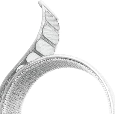 Puro nylonreim til Apple Watch 38/40/41 mm (ishvit)