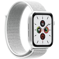 Puro klokkereim i nylon til Apple Watch 42/44/45 mm (hvit)