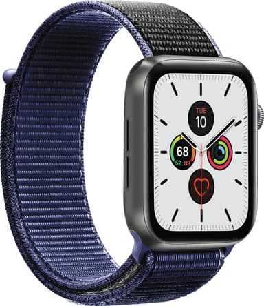 Puro klokkereim i nylon til Apple Watch 42-44 mm (space blue)