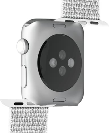 Puro klokkereim i nylon til Apple Watch 42/44/45 mm (hvit)