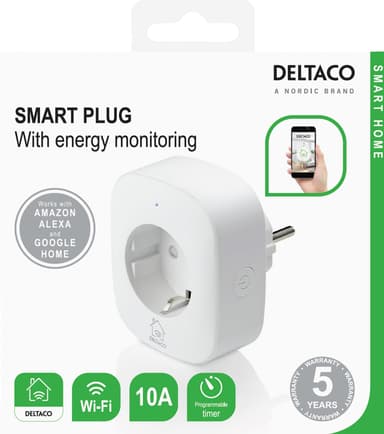 Deltaco SH-P01E smartplugg