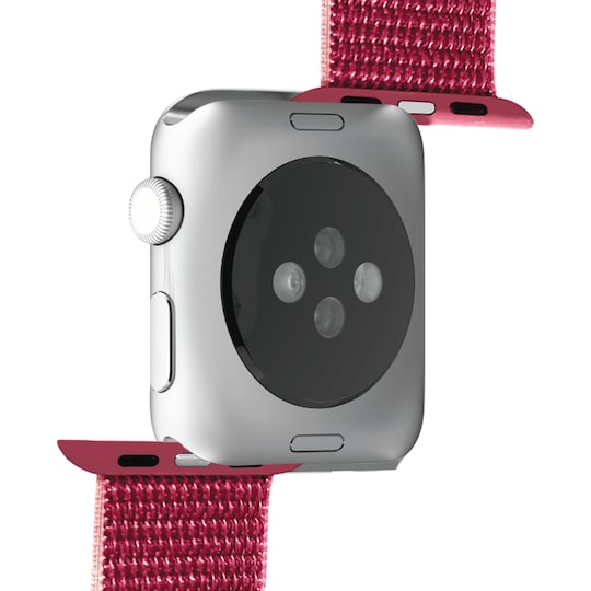 Puro klokkereim i nylon til Apple Watch 42/44/45 mm (rosa)