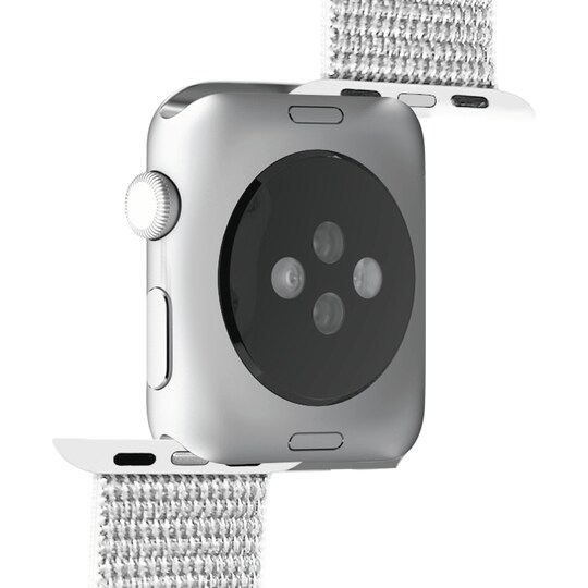 Puro nylonreim til Apple Watch 38/40/41 mm (ishvit)