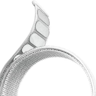 Puro klokkereim i nylon til Apple Watch 42/44/45 mm (hvit)