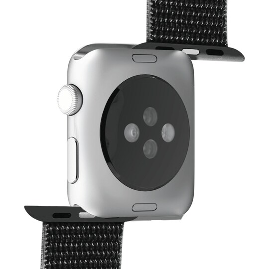 Puro nylonreim til Apple Watch 42/44/45 mm (sort)