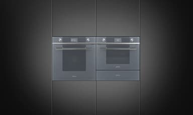Smeg Linea 60 cm multifunksjonsovn SFP6102TVS (sølv)