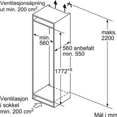 Siemens iQ500 kjøleskap KI81RAF31