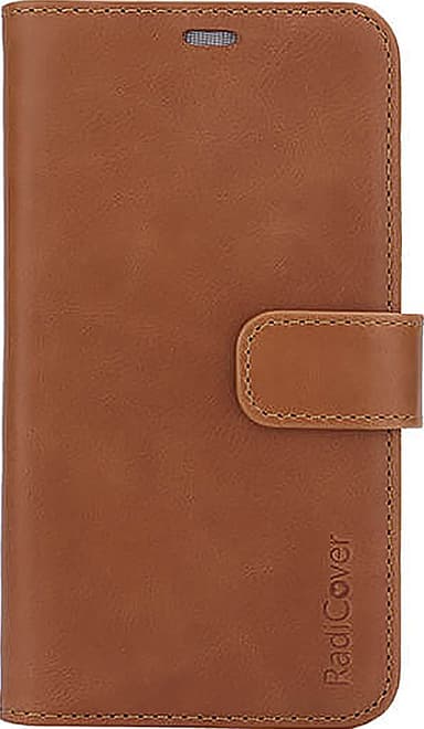 RadiCover iPhone X/Xs 2-i-1 lommebokdeksel (tan)