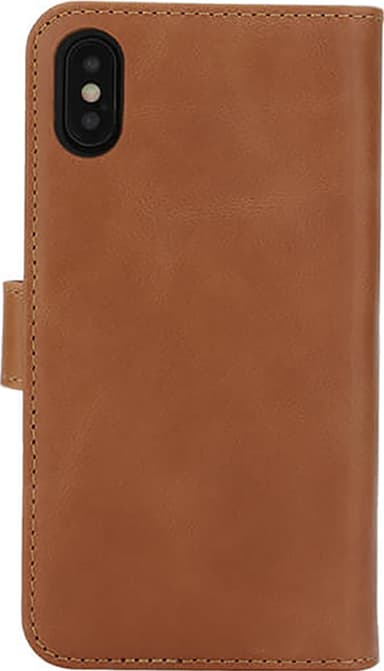 RadiCover iPhone X/Xs 2-i-1 lommebokdeksel (tan)