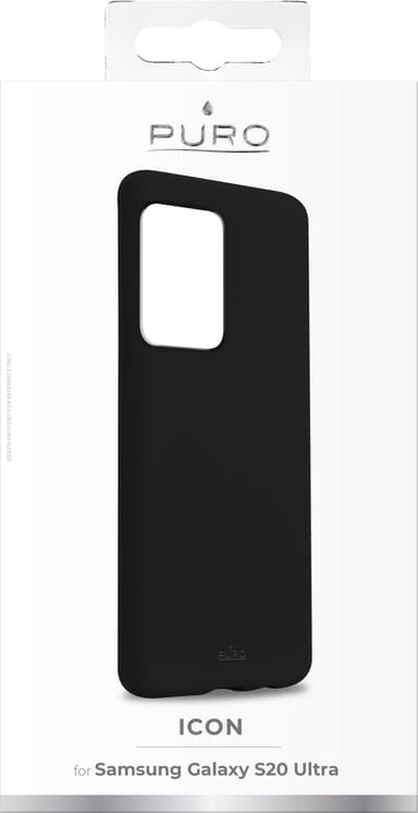 Puro Icon Samsung Galaxy S20 Ultra deksel (sort)