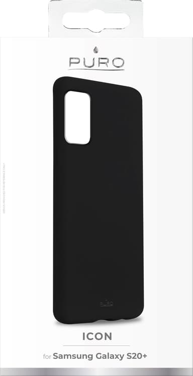 Puro Icon Samsung Galaxy S20 Plus deksel (sort)