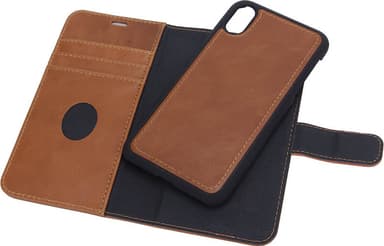RadiCover iPhone X/Xs 2-i-1 lommebokdeksel (tan)