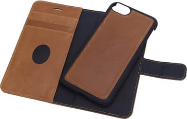 RadiCover iPhone 6/7/8/SE Gen. 2/3 2-i-1 lommebokdeksel (tan)