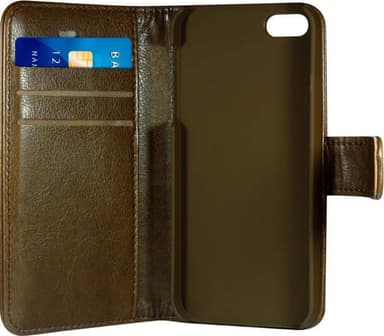 RadiCover iPhone 6/7/8/SE Gen. 2/3 2-i-1 lommebokdeksel (brun)