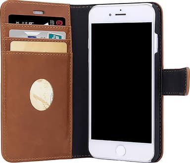 RadiCover iPhone 6/7/8/SE Gen. 2/3 2-i-1 lommebokdeksel (tan)