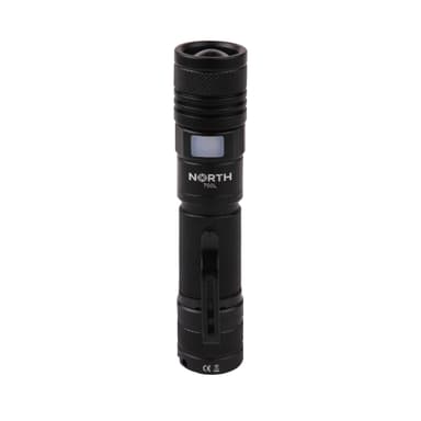 NORTH Lommelykt 700 Lumen Zoom Svart Aviation Aluminium 7W
