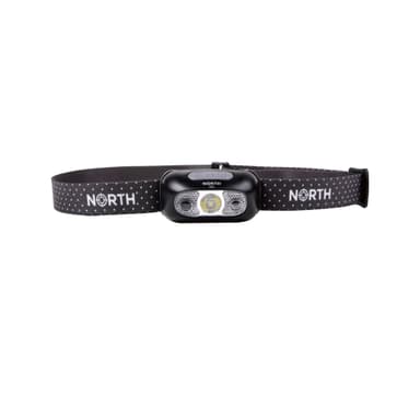 NORTH Hodelykt 220 Lumen Svart ca 75m Cree-Led (XPG2) Sensorkontroll